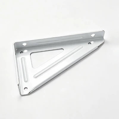 Suporte de prateleira de aço branco